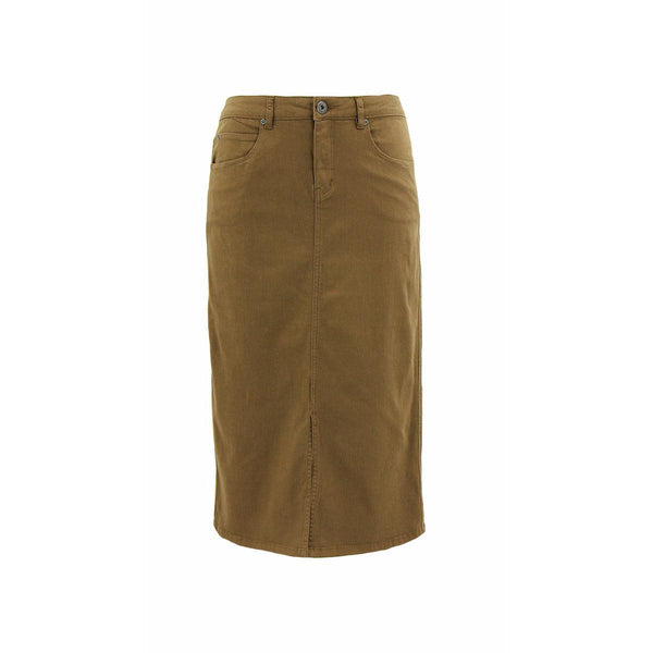 Coloured Midi Denim Skirt - Willow and Vine