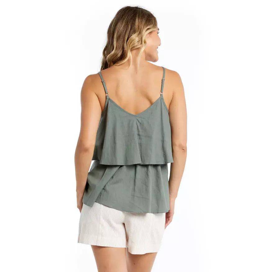 Fifi Cami - Deep Green - Willow and Vine