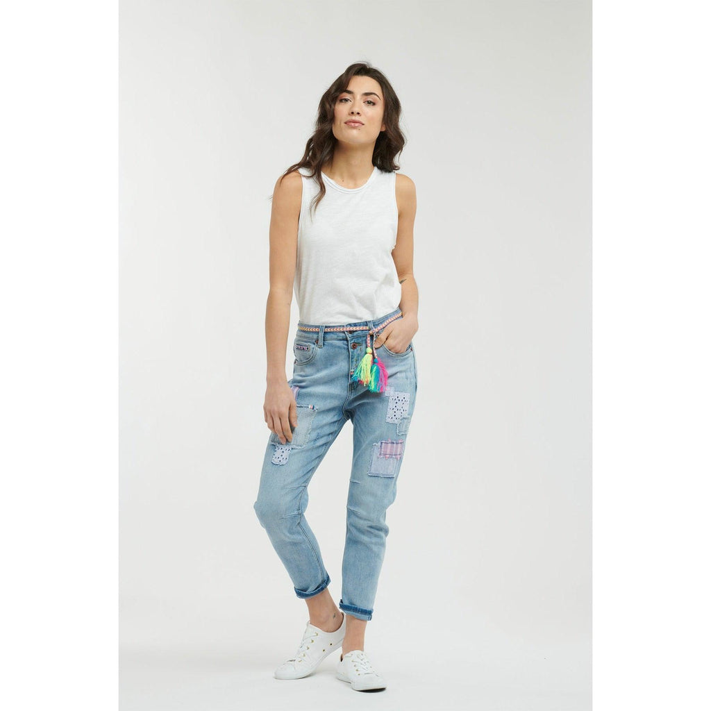 Fluro Patch Sophie Jean - Denim - Willow and Vine