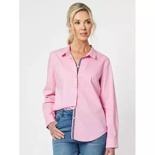 Palm Beach Shirt - Pink - Willow and Vine